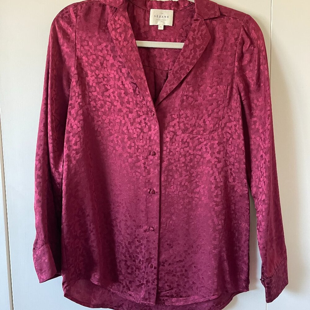 Sezane // Florence Silk Blouse // US 2  XS // Barely worn